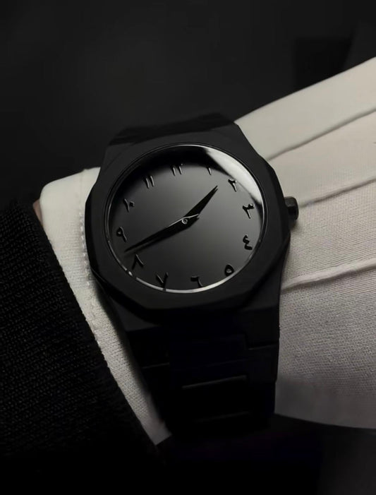 Black Arabic Aura Watch